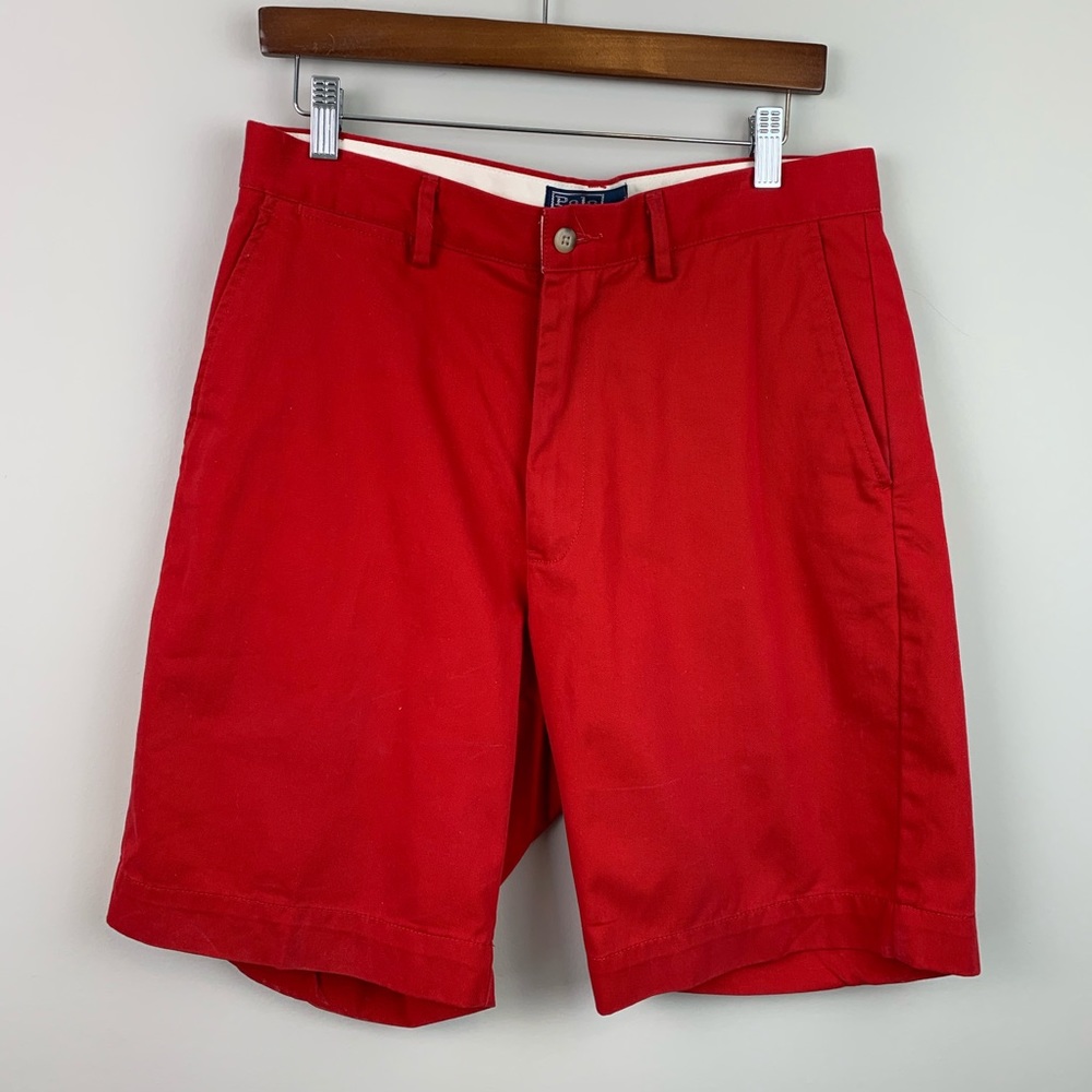 Polo Ralph Lauren men’s Shorts Size 32 red flat